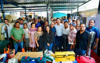 Con equipamiento, Ray Chagoya fortalece al Servicio de Limpia de Oaxaca de Juárez