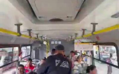 Con vigilancia en el transporte, vecinas y vecinos se sienten más seguros en Oaxaca de Juárez