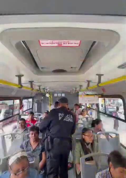 Con vigilancia en el transporte, vecinas y vecinos se sienten más seguros en Oaxaca de Juárez