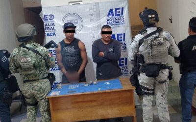 Desarticula punto de venta de drogas en Soledad Etla, hay dos detenidos: Fiscalía de Oaxaca