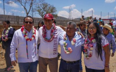 Entrega Ceabien red de agua potable y PTAR a San Miguel Tilquiapam