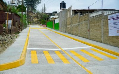 Entregan pavimentación en Santa Rosa Panzacola tras cumplir promesa de más de diez meses