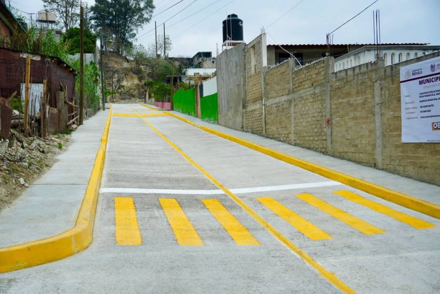 Entregan pavimentación en Santa Rosa Panzacola tras cumplir promesa de más de diez meses