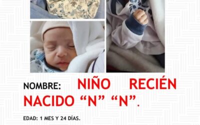 FGEO activa protocolos de búsqueda especializada por ausencia de recién nacido; investigan línea de trata de personas