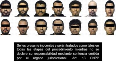 FGR lleva a proceso a 18 personas por probable participación en delitos con armas de fuego