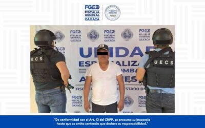 Fiscalía de Oaxaca detiene a una persona por violencia patrimonial, cometido en establecimiento denominado “Los Combinados”.