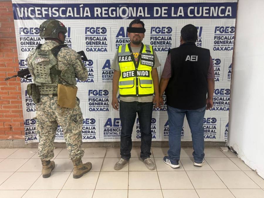 Fiscalía de Oaxaca ejecuta orden de aprehensión contra sujeto por violación de una menor de edad en la región de la Cuenca