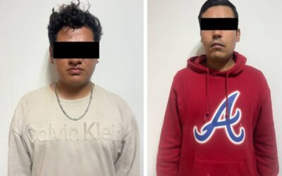 Fiscalía de Oaxaca, Gabinete de Seguridad y C5i detienen a dos que distribuían drogas en presentación de dulces en la capital