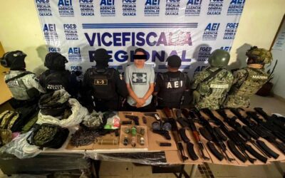 Fiscalía de Oaxaca y Gabinete de Seguridad capturan a nuevo líder de célula criminal de Ocotlán