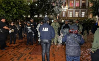 Fiscalía de Oaxaca y Gabinete de Seguridad realizan cateo en hotel capitalino tras denuncia por trata de personas