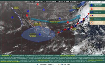 Inestabilidad atmosférica generará lluvias y tormentas en Oaxaca