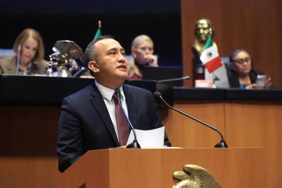 Nino Morales reconoce liderazgo de Sheinbaum en la IV Cumbre en Defensa de la Democracia