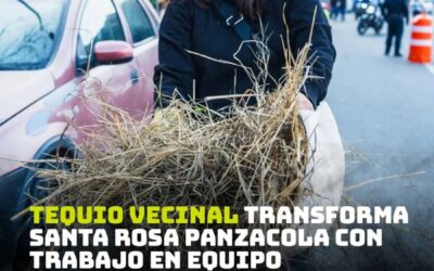 Vecinos de Santa Rosa Panzacola participan en jornada de Tequio para mejorar su comunidad