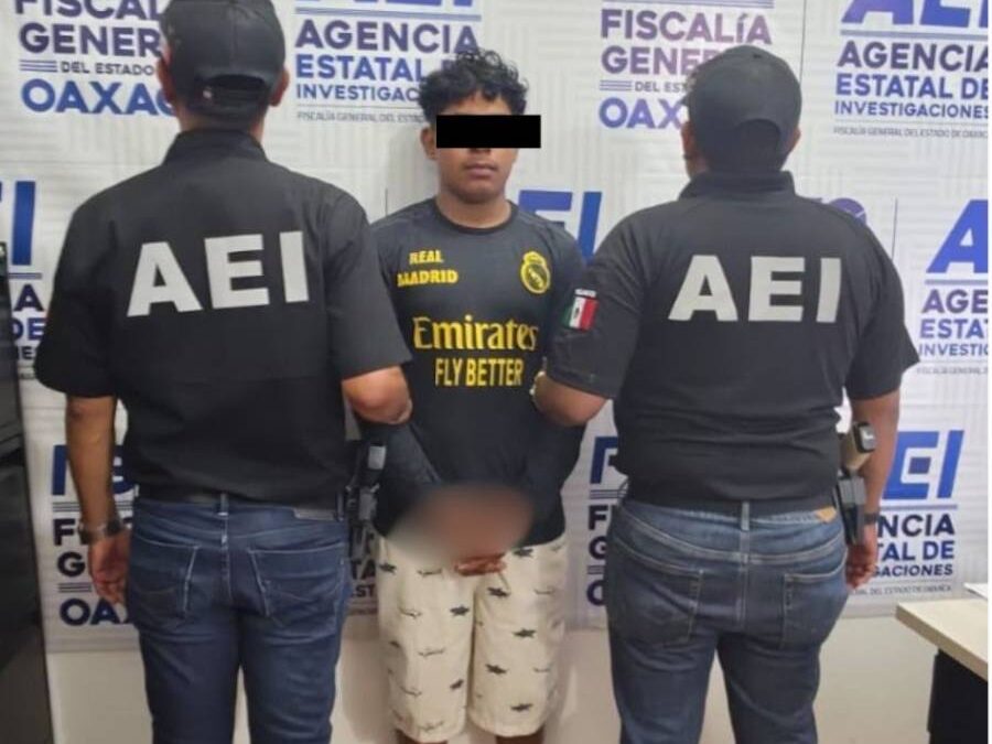 Aprehende Fiscalía de Oaxaca a presunto responsable de homicidio y calcinación de un hombre en la Costa
