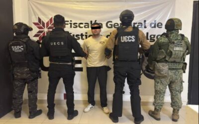 Cae en Hidalgo “El Kenny”, objetivo prioritario para la Fiscalía de Oaxaca por violencia y extorsión en el Istmo de Tehuantepec