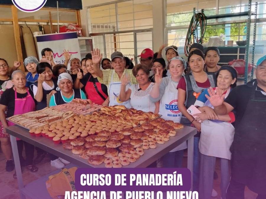 Concluye con gran éxito curso de panadería y pizza en Pueblo Nuevo; Brigada Mujeres fortalece el emprendimiento femenino