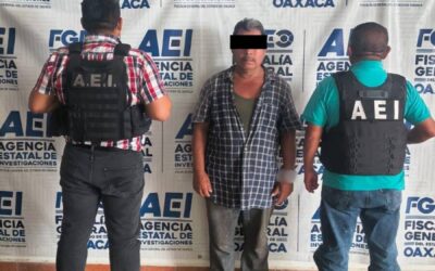 Ejecuta FGEO orden de aprehensión por delito sexual cometido contra adolescente en el Istmo.