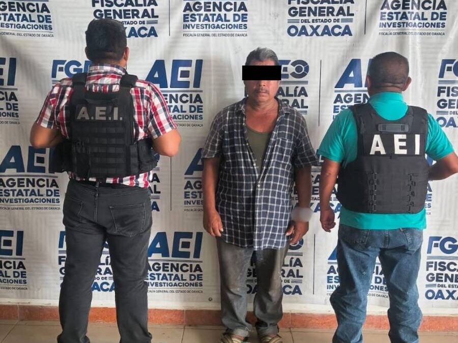 Ejecuta FGEO orden de aprehensión por delito sexual cometido contra adolescente en el Istmo.