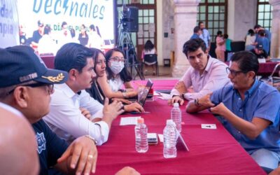 El presidente municipal Ray Chagoya encabeza los Diálogos Vecinales en Oaxaca de Juárez
