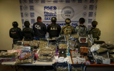 Fiscalía de Oaxaca asegura inmueble utilizado como punto de narcomenudeo en el Centro Histórico