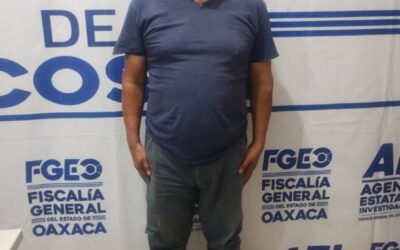 Fiscalía de Oaxaca ejecuta orden de aprehensión y detiene a un hombre por violencia familiar en la Costa