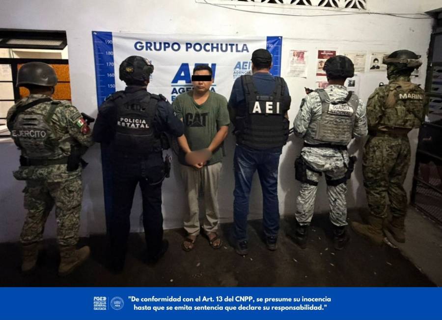 Fiscalía de Oaxaca obtiene vinculación a proceso y prisión preventiva por feminicidio cometido en Playa Aragón, en Santa María Tonameca