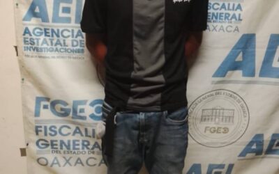 Fiscalía de Oaxaca y Gabinete de Seguridad capturan a alias “Gallo huiini”, objetivo prioritario y responsable de agresión armada en que perdió la vida un niño en Juchitán