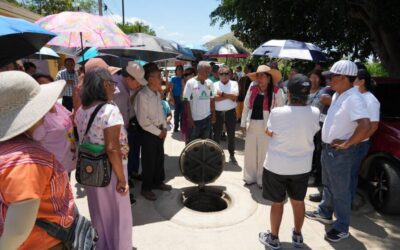 Invierten Federación y Municipio de Xoxocotlán 5 MDP para la construcción en 1.6 kilómetros de drenaje sanitario en Riveras del Atoyac
