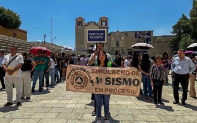 Municipio de Oaxaca de Juárez participa en el Primer Simulacro Nacional 2026