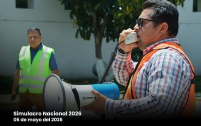 Participa Congreso de Oaxaca en el Primer Simulacro Nacional 2026 para fortalecer la cultura de la prevención