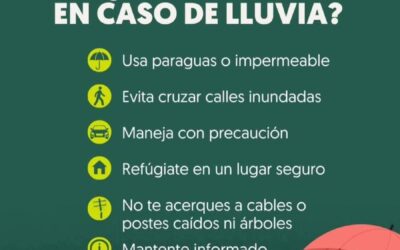 Protección Civil de Oaxaca de Juárez atiende reportes tras la lluvia de la tarde