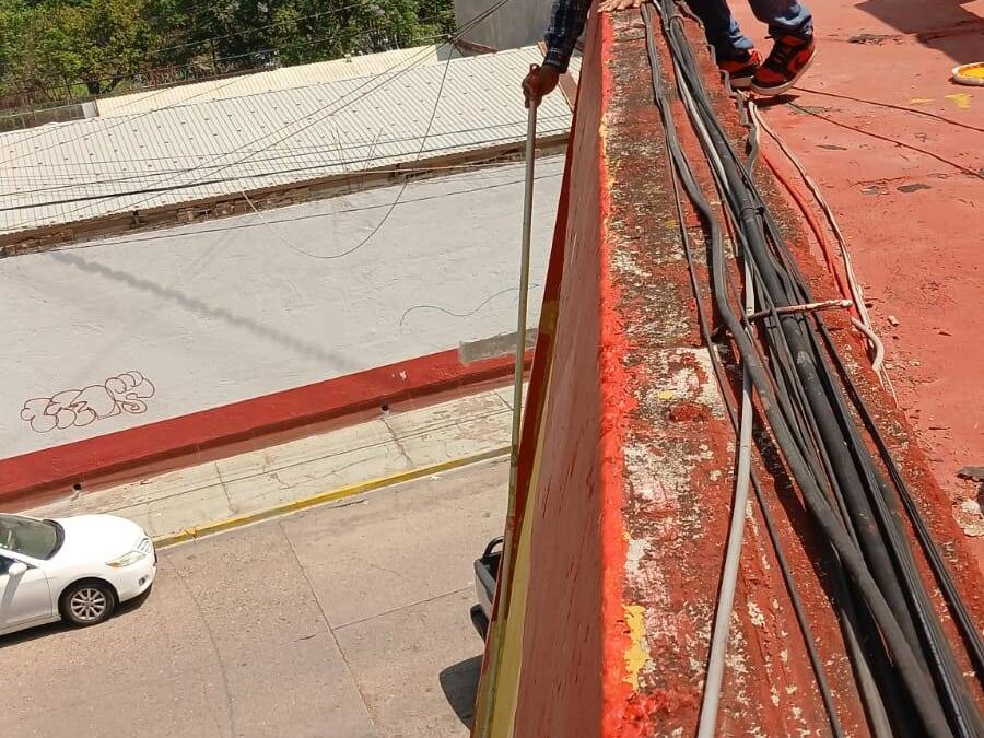 Realiza Municipio de Oaxaca de Juárez trabajos de mejoramiento en el Mercado Zonal Santa Rosa