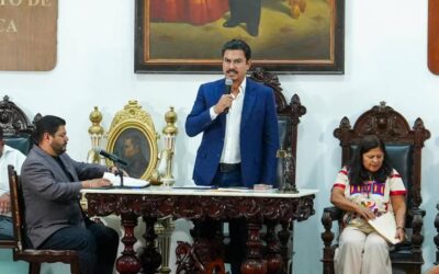 Rehabilitación del patrimonio, tema central de la sesión de Cabildo de Oaxaca de Juárez