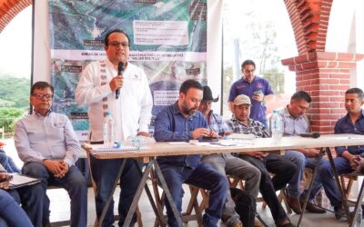 Ratifican municipios de la Sierra Sur construcción del acueducto de la presa Mujer Solteca