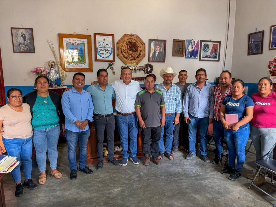 Antonino Morales recorre la Sierra Sur para fortalecer la coordinación entre municipios y gobierno