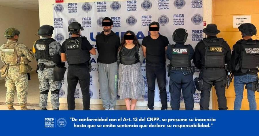 Desmantelan en capital de Oaxaca a Red Criminal que cobraba piso a Ayuntamiento en Estado de México: Fiscalía de Oaxaca