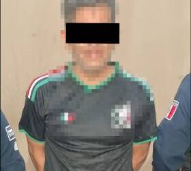 Detiene Policía Municipal a una persona por portación de arma de fuego