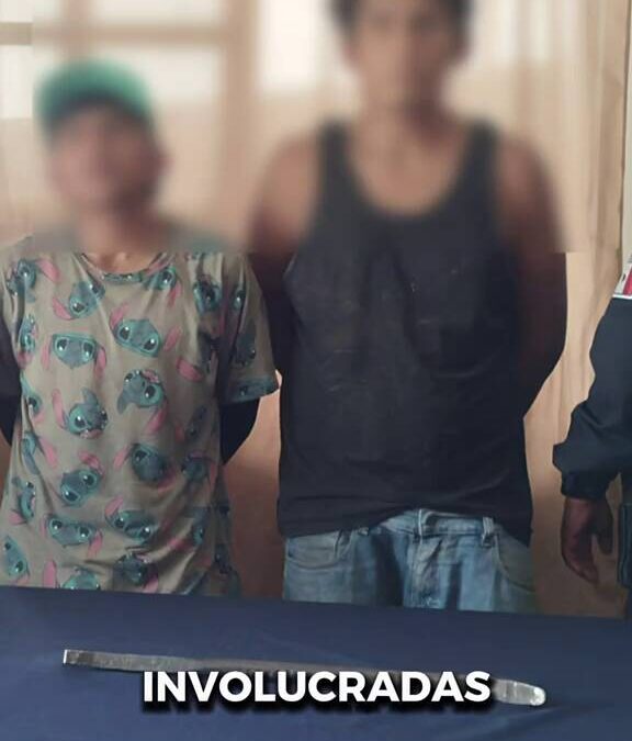 Detienen a dos personas por robo en un negocio de telas en Oaxaca