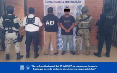 Ejecuta Fiscalía de Oaxaca orden de aprehensión por tentativa de feminicidio ocurrido en Miahuatlán de Porfirio Díaz