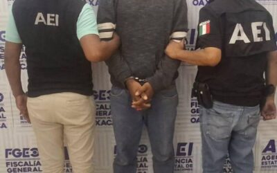 FGEO realiza la detención de una persona por su probable delito contra la salud en Santiago Jamiltepec