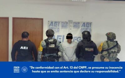 Fiscalía de Oaxaca captura a un hombre acusado de privar de la vida a su hermano en la región del Istmo