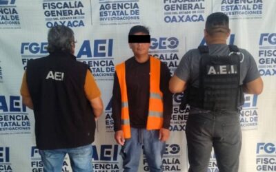 Fiscalía de Oaxaca ejecuta orden de aprehensión por doble homicidio ocurridos en Santa María Petapa