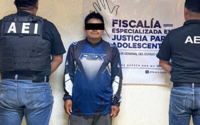 Fiscalía de Oaxaca ejecuta orden de aprehensión por violación equiparada cometida contra una adolescente en Santa María Atzompa