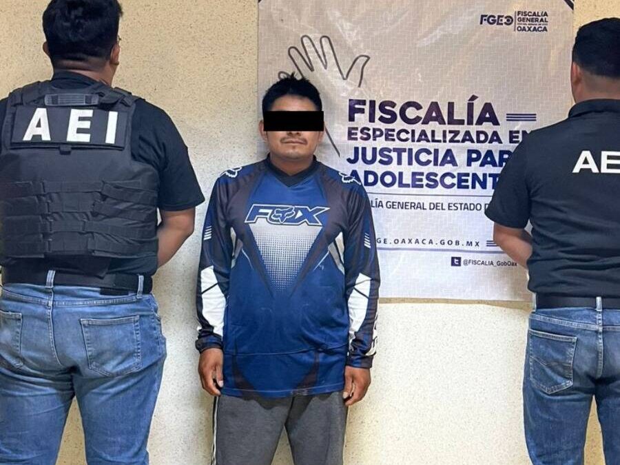 Fiscalía de Oaxaca ejecuta orden de aprehensión por violación equiparada cometida contra una adolescente en Santa María Atzompa