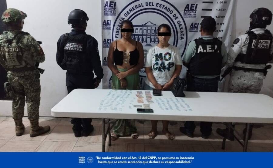 Fiscalía de Oaxaca obtiene vinculación a proceso contra dos imputadas por probable delito contra la salud en la región de la Costa
