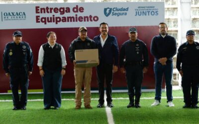Fortalece el Gobierno Municipal las condiciones laborales de la Policía de Oaxaca de Juárez