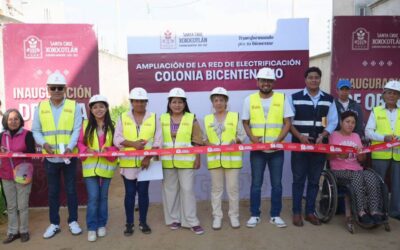 Lleva Nancy Benítez infraestructura eléctrica a una de las zonas con mayor rezago de Xoxocotlán.