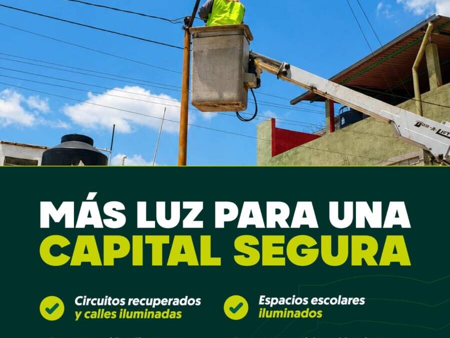 Más luz para una capital más segura