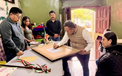 Nino Morales realiza gira de trabajo por comunidades de la Mixteca