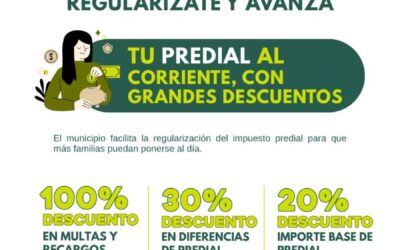 Oaxaca de Juárez mantiene incentivos para facilitar la regularización de contribuciones municipales